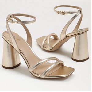 Sam Edelman Kia gold heels